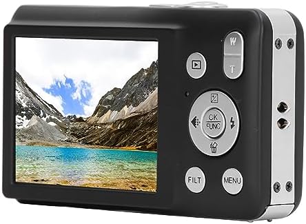 C7 8K 68MP Digital Camera, 2.7in Timer Shoot Beauty Camera, Filter Video Recording Compact Digital Camera, Portable Daily Travel 16X Zoom Smart Camera (Black)