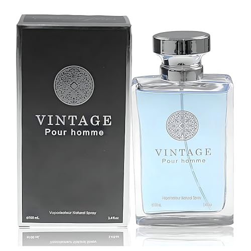 AFLUXE Cologne for Men Vintage Pour Hommer Scent Men 's Perfume With Fresh Notes Long Lasting 3.4 Fl Oz Fragrance for Daily Used