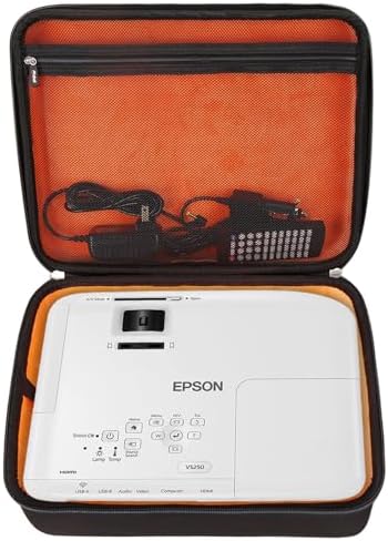 Mchoi Hard Portable Case Fit for Epson VS240\/VS250 SVGA 3LCD Projector(Case Only)
