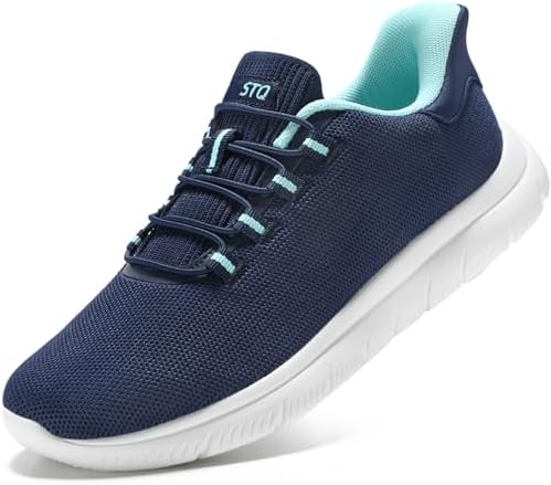 STQ Slip on Sneakers Womens Walking Shoes Tennis Orthopedic Arch Support Non Resistant Lightweight Comfort Maternity Pregnant Nurse