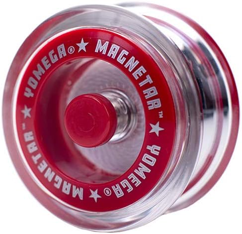 Yomega Magnetar Responsive High Performance Ball Bearing Yoyo. Designed for Intermediate and Advanced String Trick and Looping Play. + Extra 2 Strings. + 3 Months Warranty (Clear)
