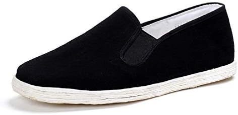 Lazutom Unisex Old Beijing Martial Art Kung Fu Tai Chi Cotton Sole Canvas Shoes